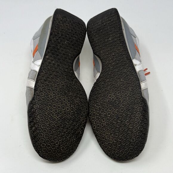 Asics Onitsuka Tiger Ultimate 81 Shoes Mens 6.5 Gray Orange Suede Fabric Sneaker - Picture 13 of 16